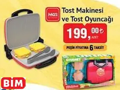 MGS TOST MAKİNESİ VE TOST OYUNCAĞI OYUNCAK